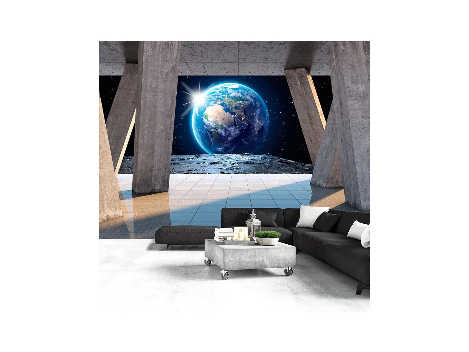 Papier Peint "Moon Walk" 140 x 200 cm