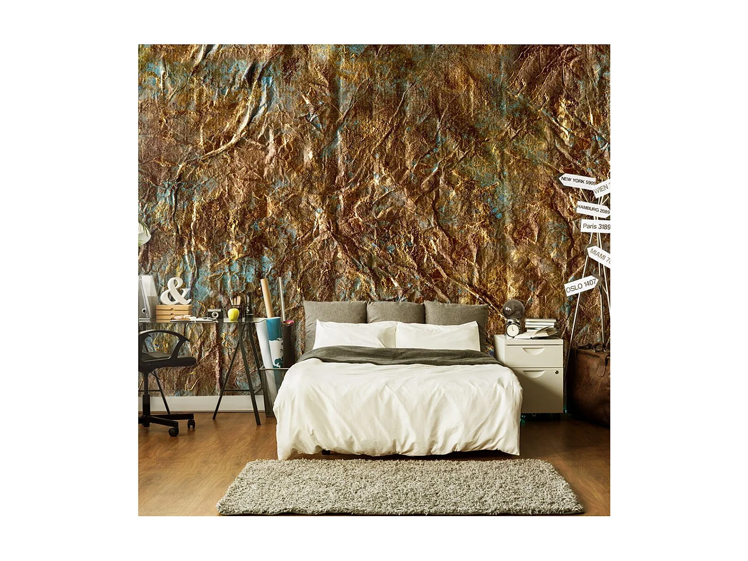 Papier Peint "Gold of Atlantis" 175 x 250 cm