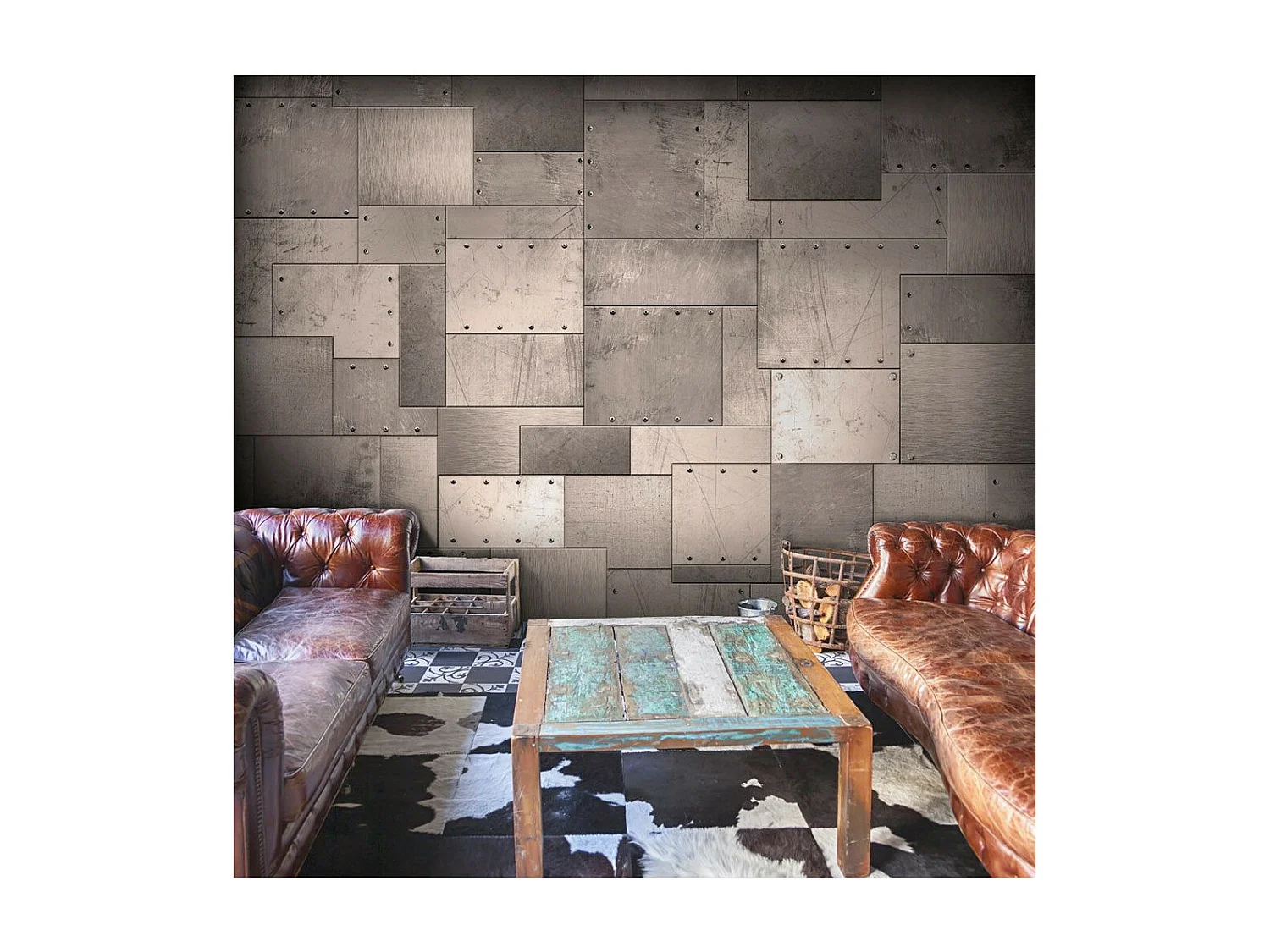 Papier Peint "Industrial Touch" 175 x 250 cm