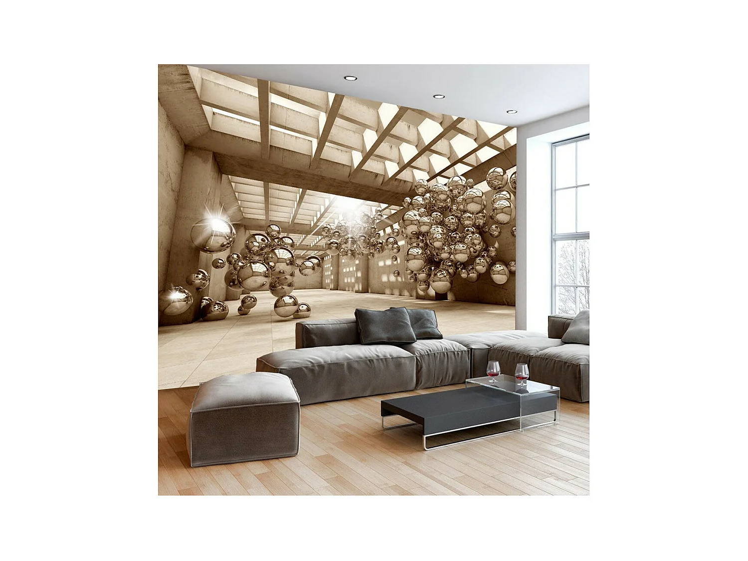 Papier Peint "Misterious Corridor" 175 x 250 cm