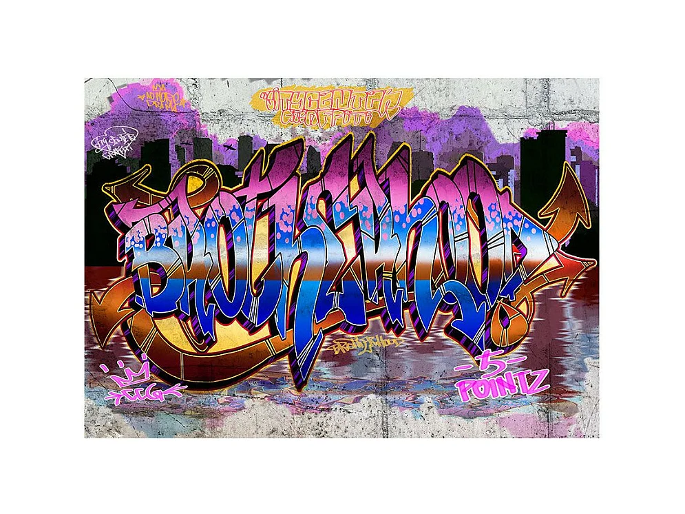 Papier Peint "Colorful Mural" 105 x 150 cm