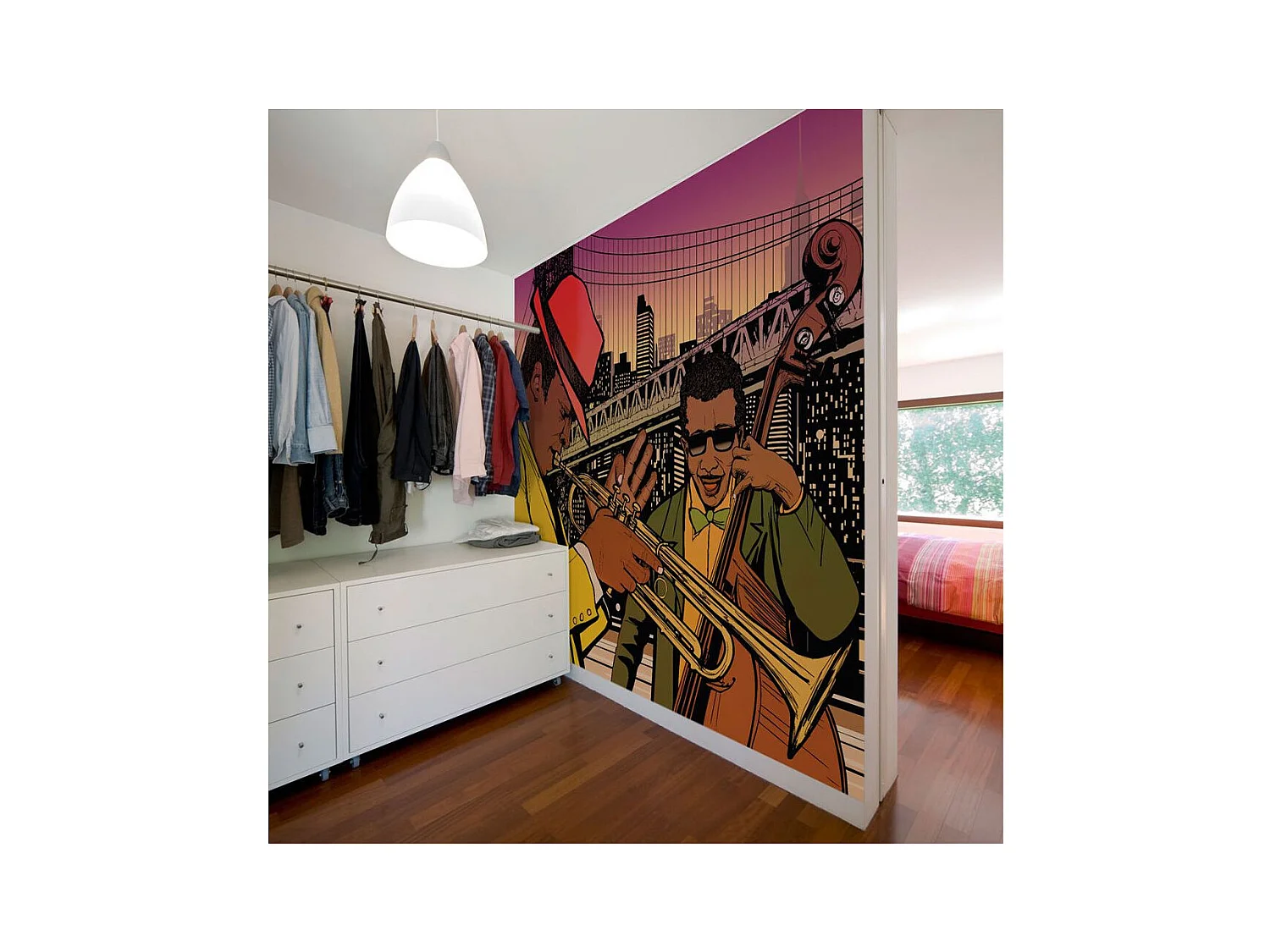 Papier Peint "Soirée Jazz" 270 x 350 cm