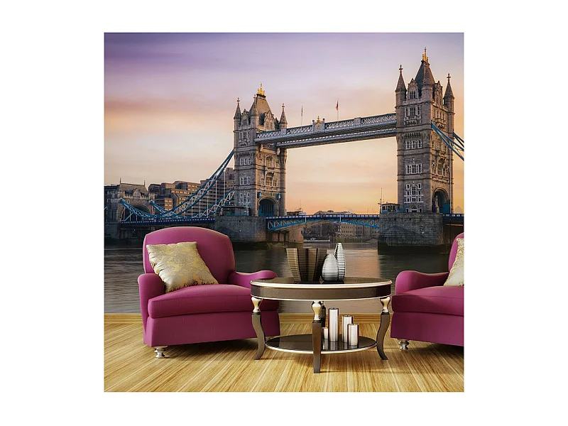 Papier Peint "Tower Bridge à l'aube" 193 x 250 cm