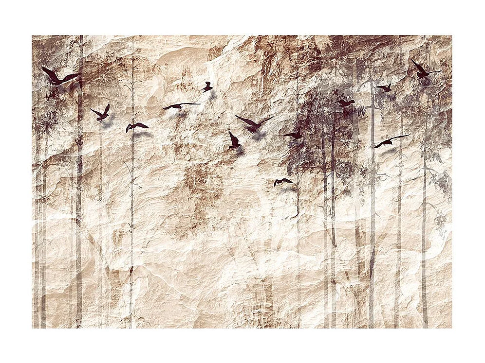 Papier Peint "Nature en Papier" 105 x 150 cm