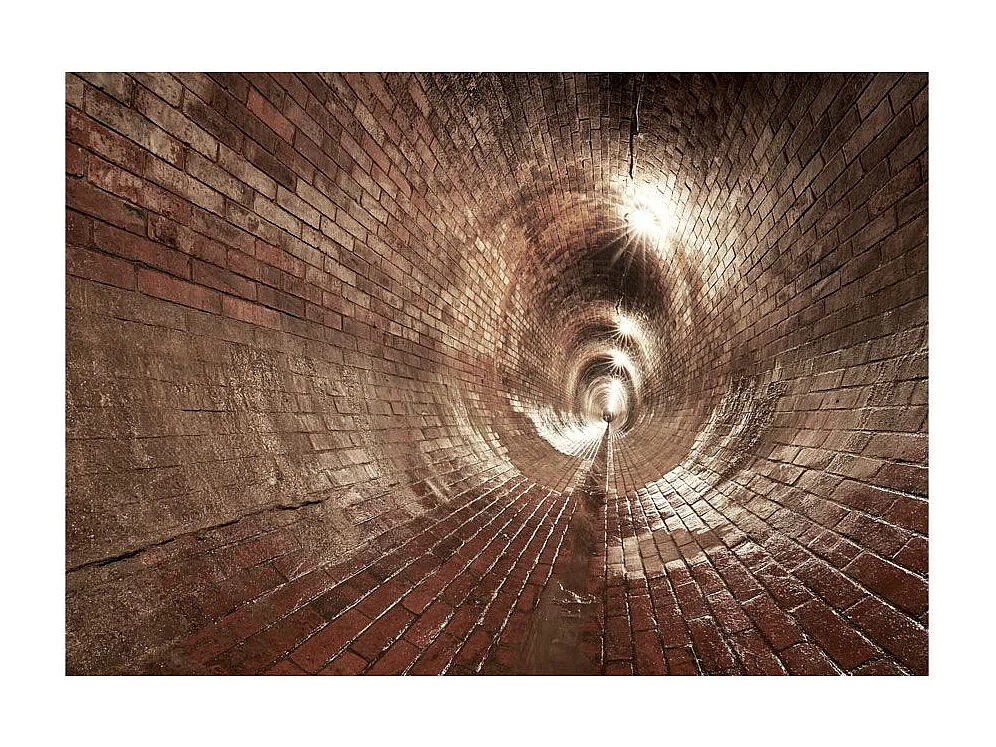 Papier Peint "Underground Corridor" 210 x 300 cm