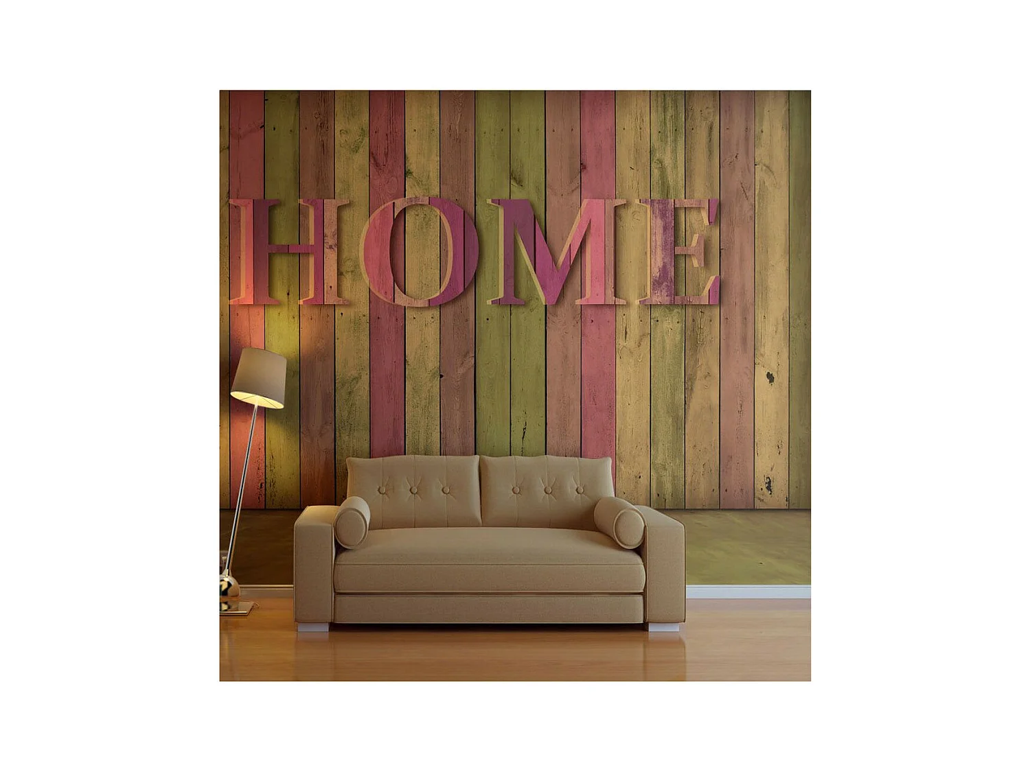 Papier Peint "Home Pink" 154 x 200 cm