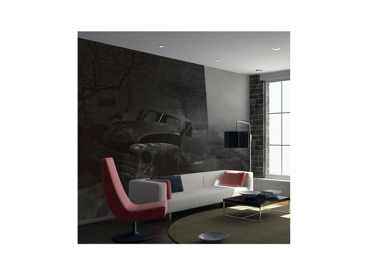 Papier Peint "City of Fear" 154 x 200 cm