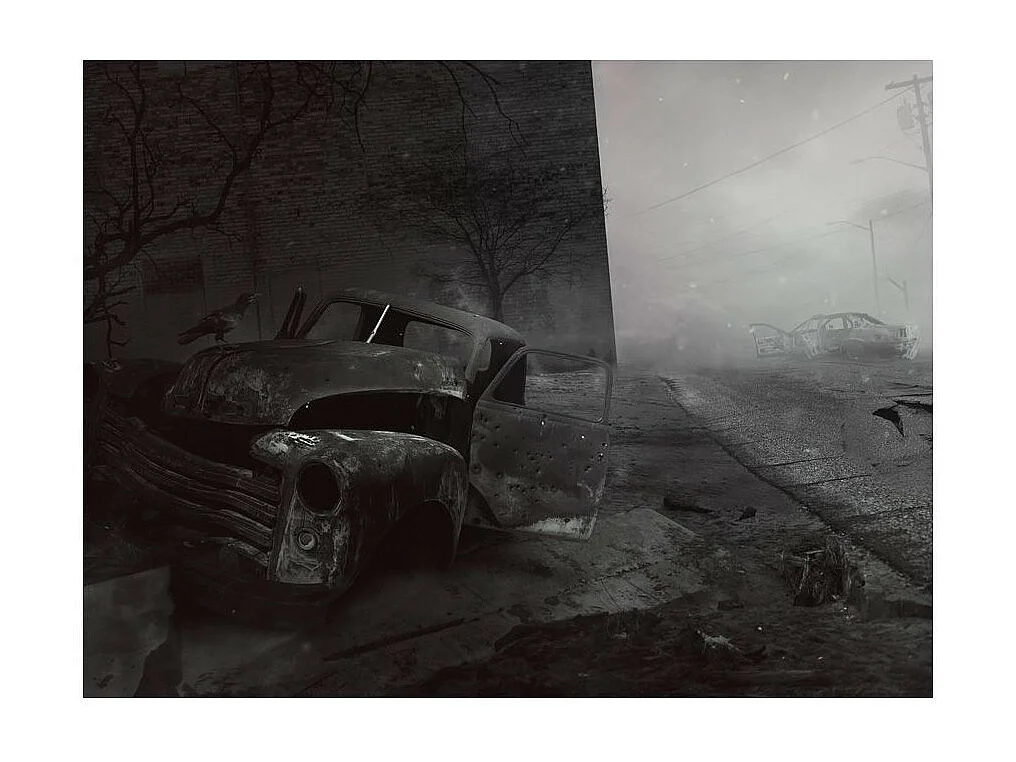 Papier Peint "City of Fear" 154 x 200 cm