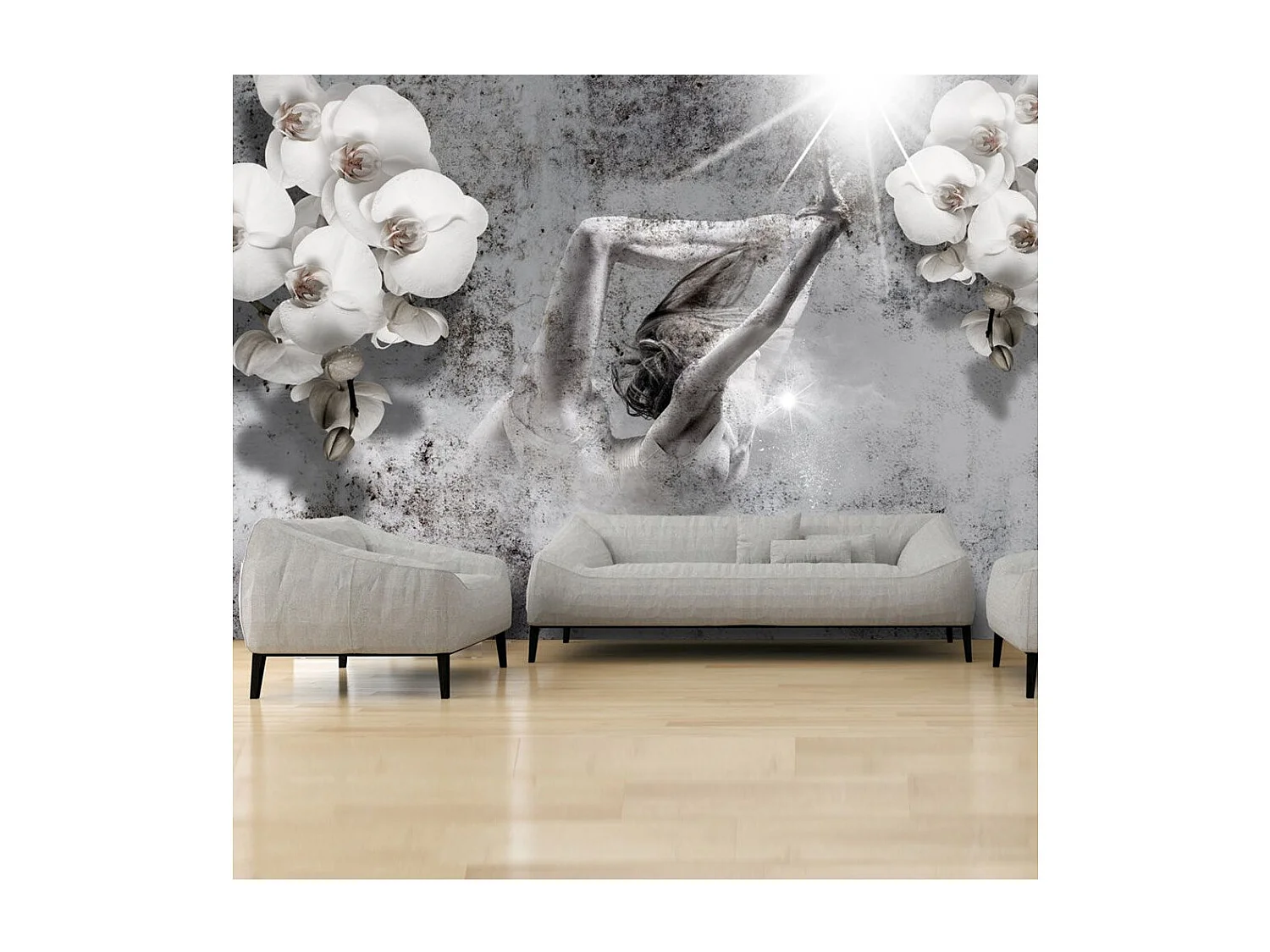 Papier Peint "Arrangement with Orchid" 245 x 350 cm