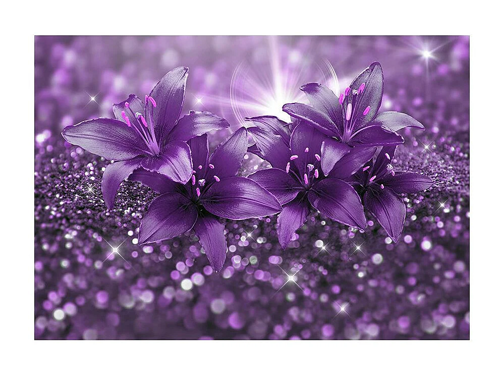 Papier Peint "Masterpiece of Purple" 210 x 300 cm