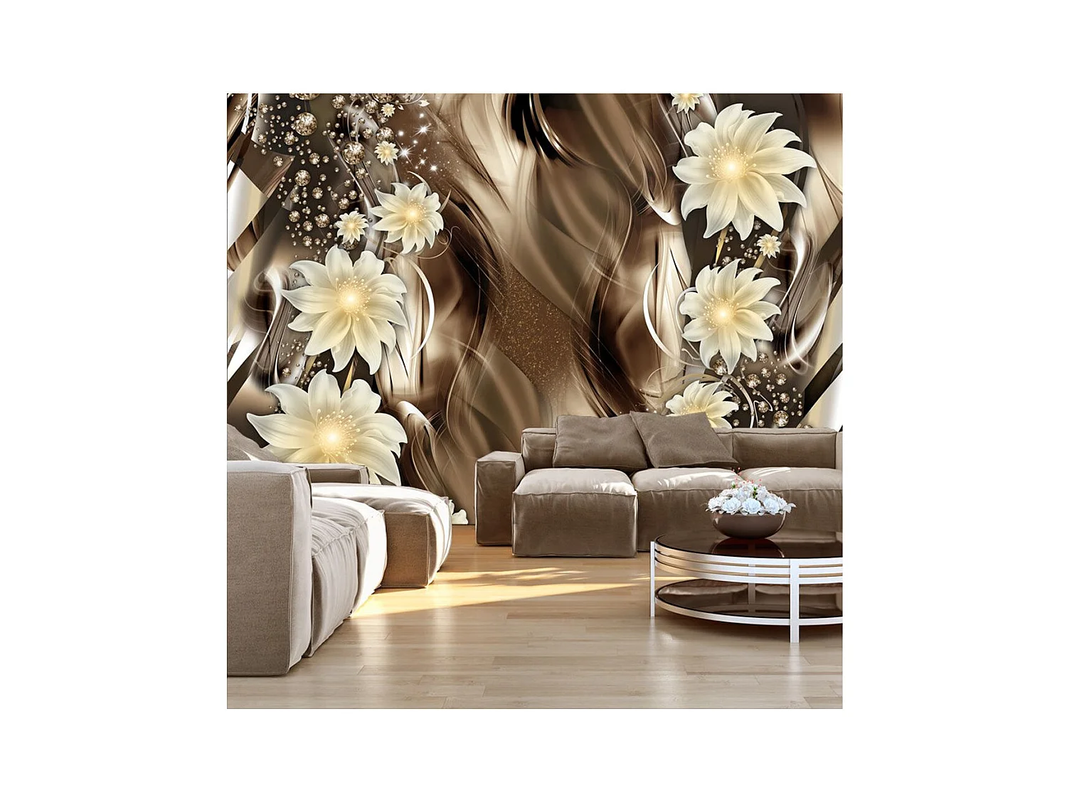 Papier Peint "Depths of Bronze" 210 x 300 cm