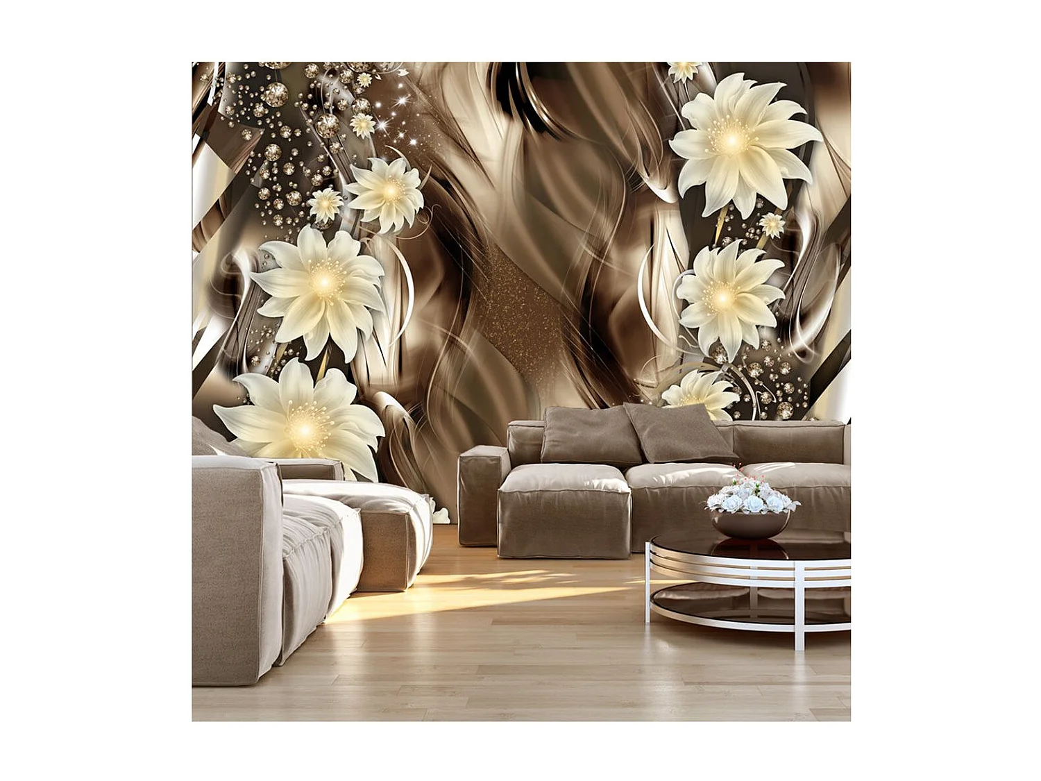 Papier Peint "Depths of Bronze" 210 x 300 cm