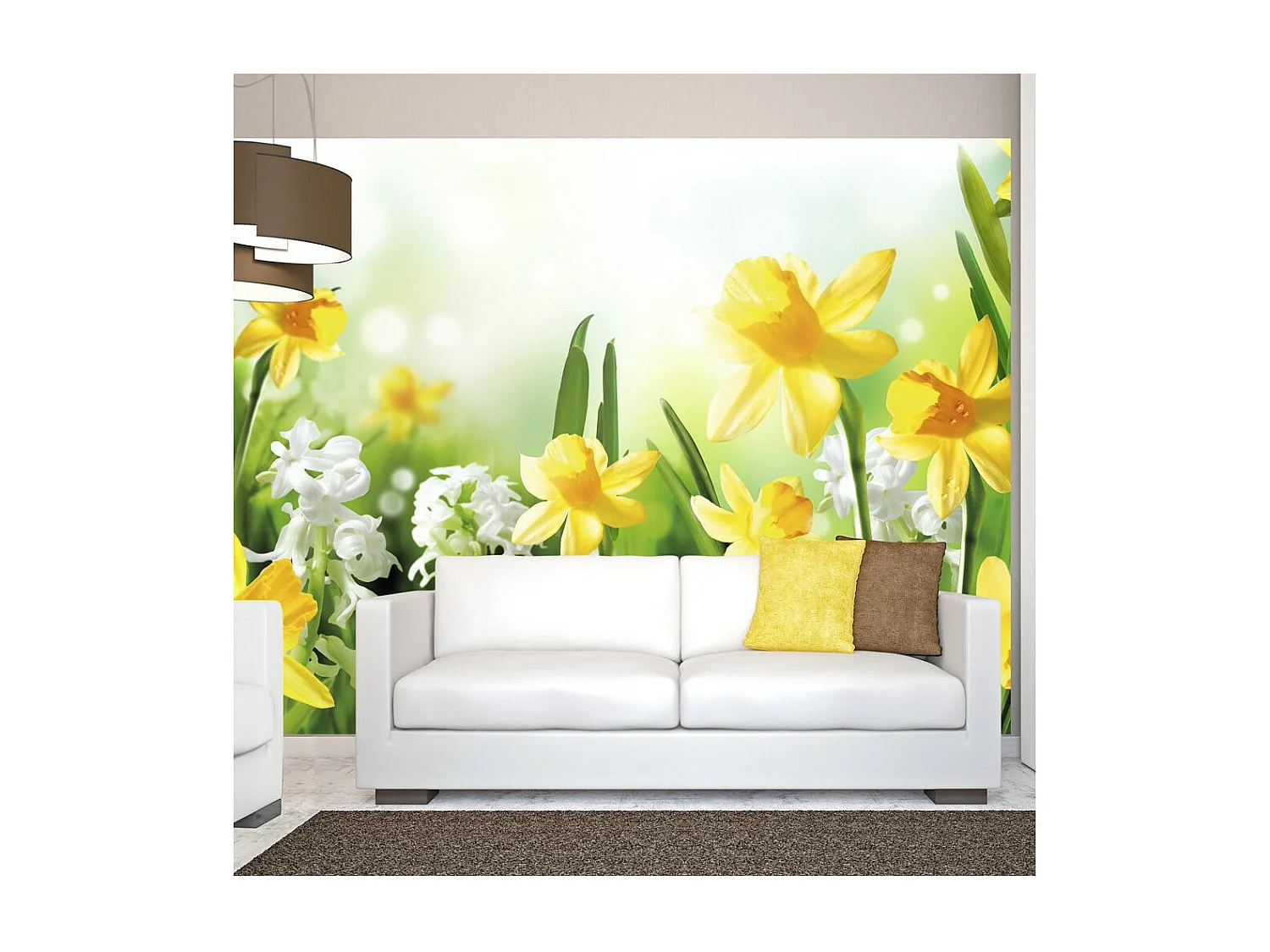 Papier Peint "Spring Walk" 70 x 100 cm