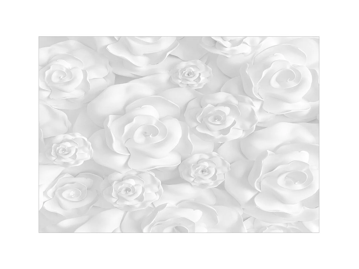 Papier Peint "Plaster Flowers" 70 x 100 cm