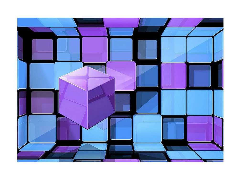 Papier Peint "Cube : Variation" 175 x 250 cm