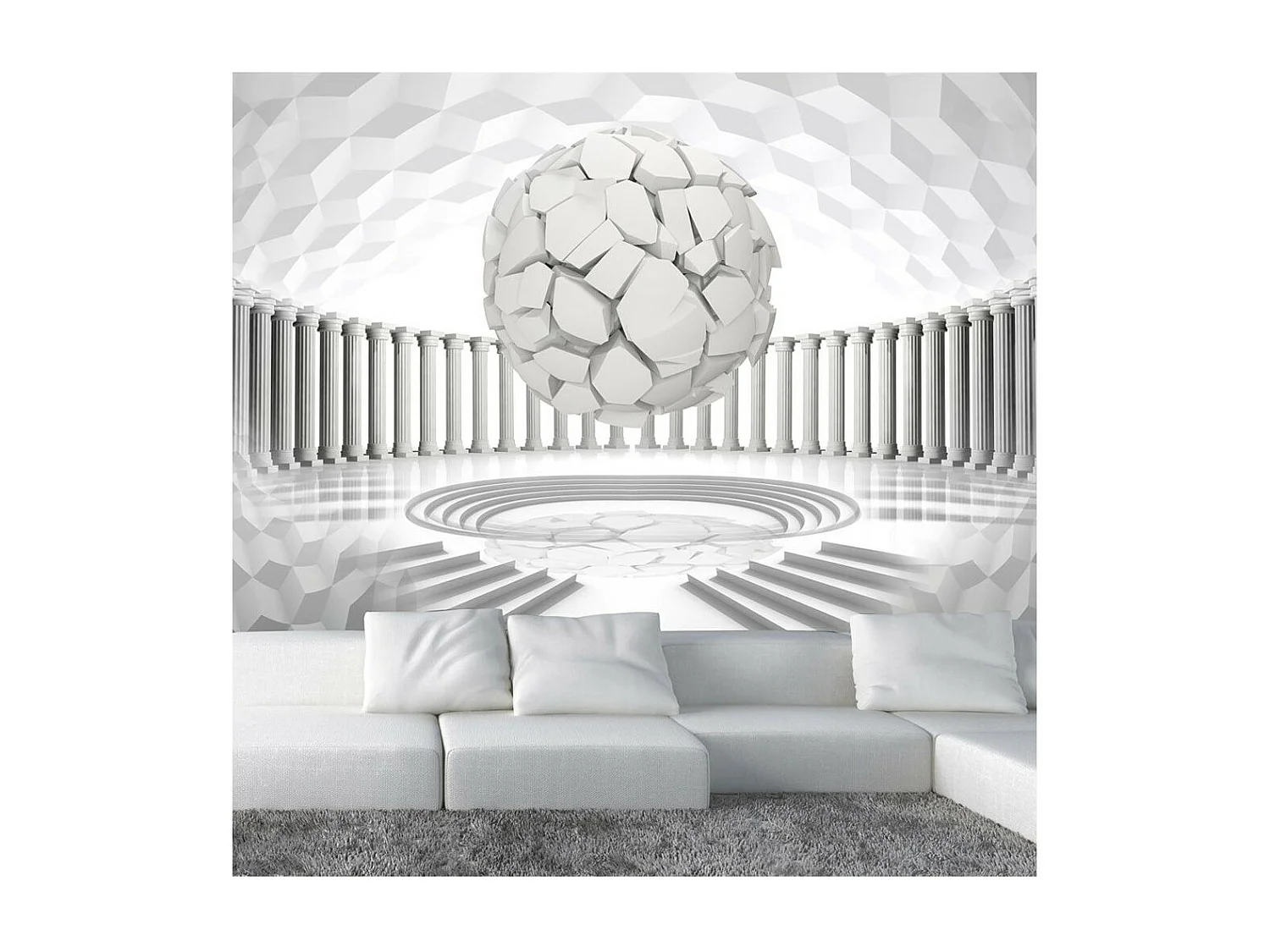 Papier Peint "Hidden Geometry" 245 x 350 cm