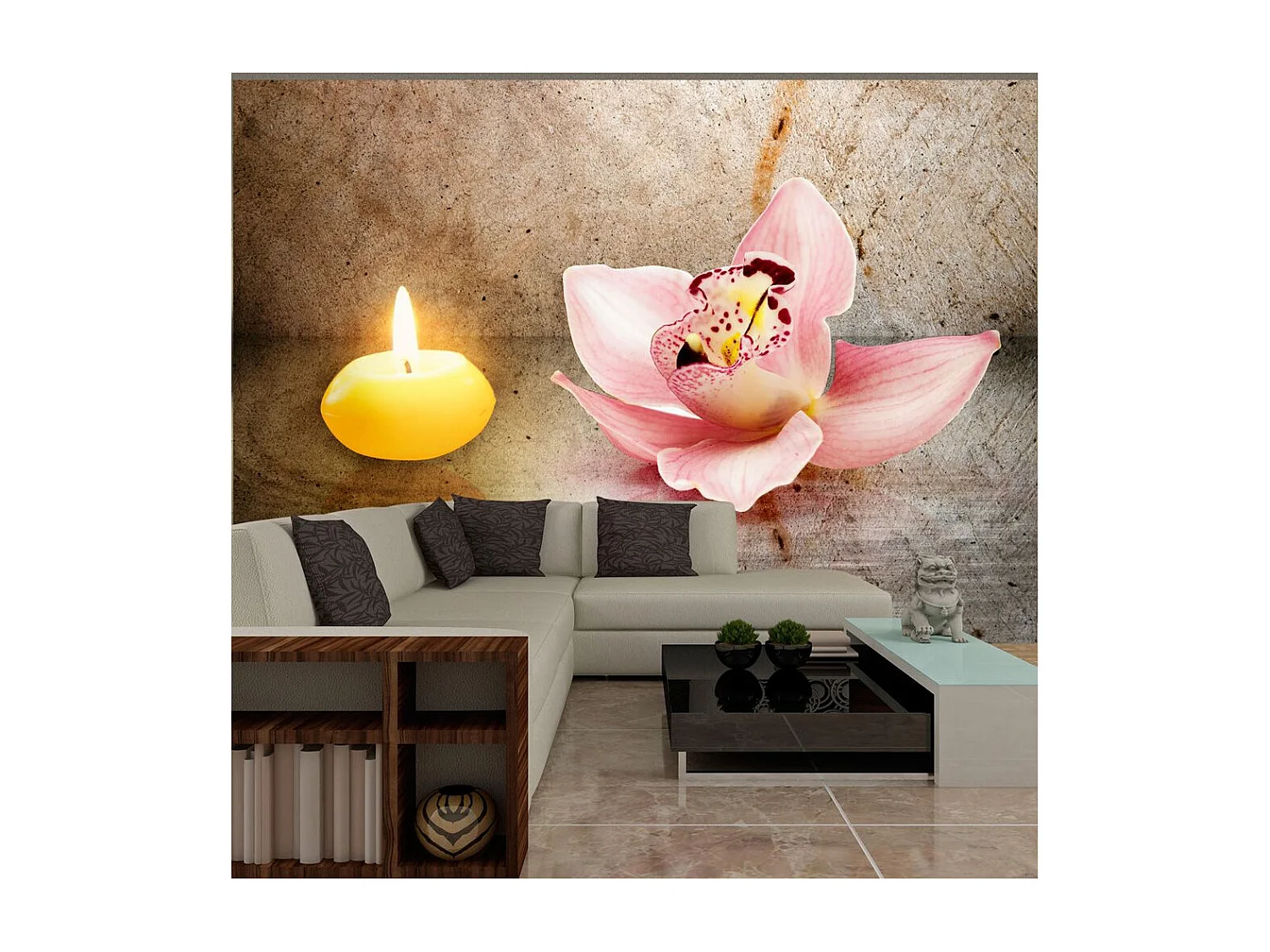 Papier Peint "Romantic Evening" 105 x 150 cm