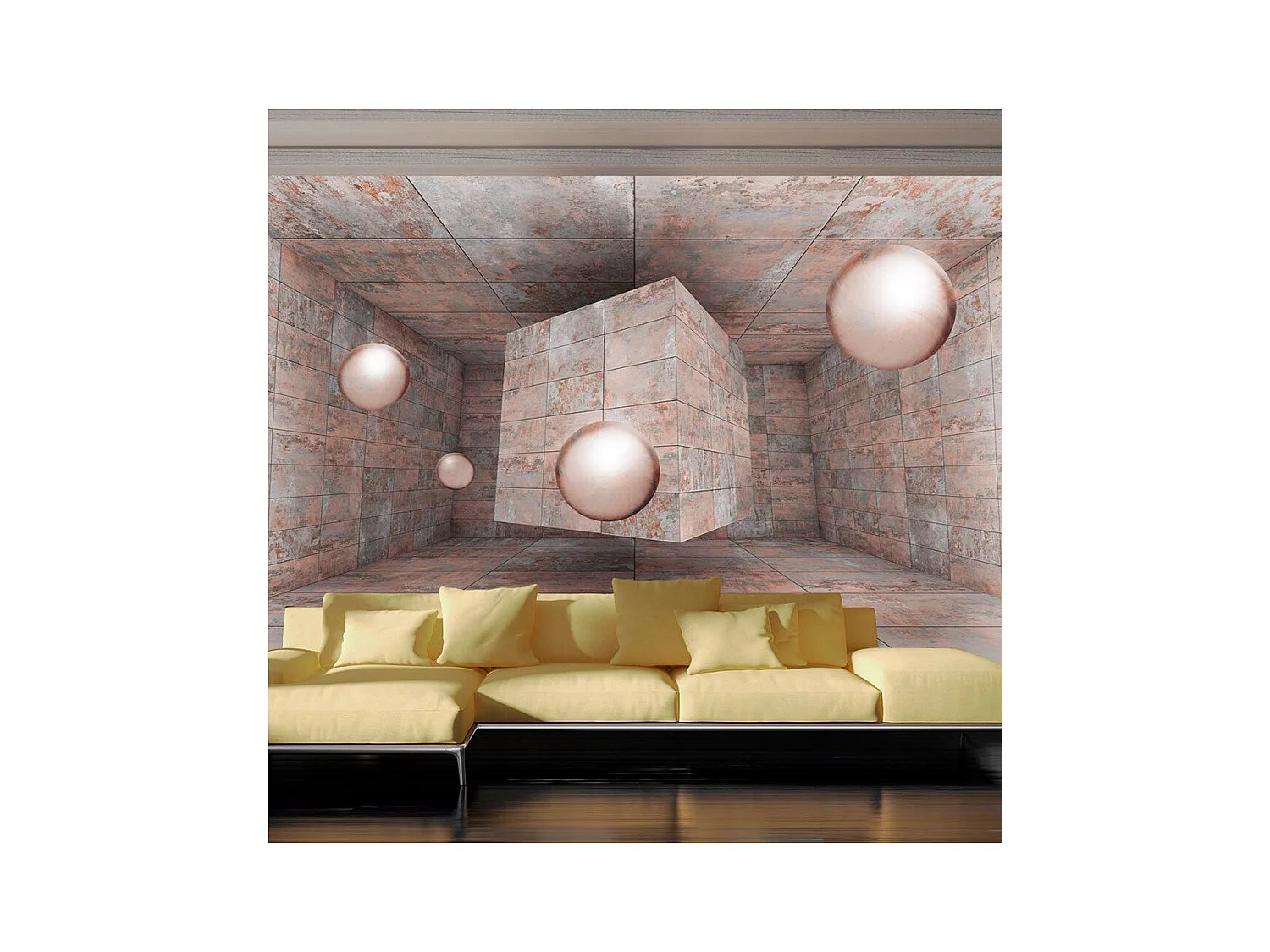 Papier Peint "Pink Box" 140 x 200 cm