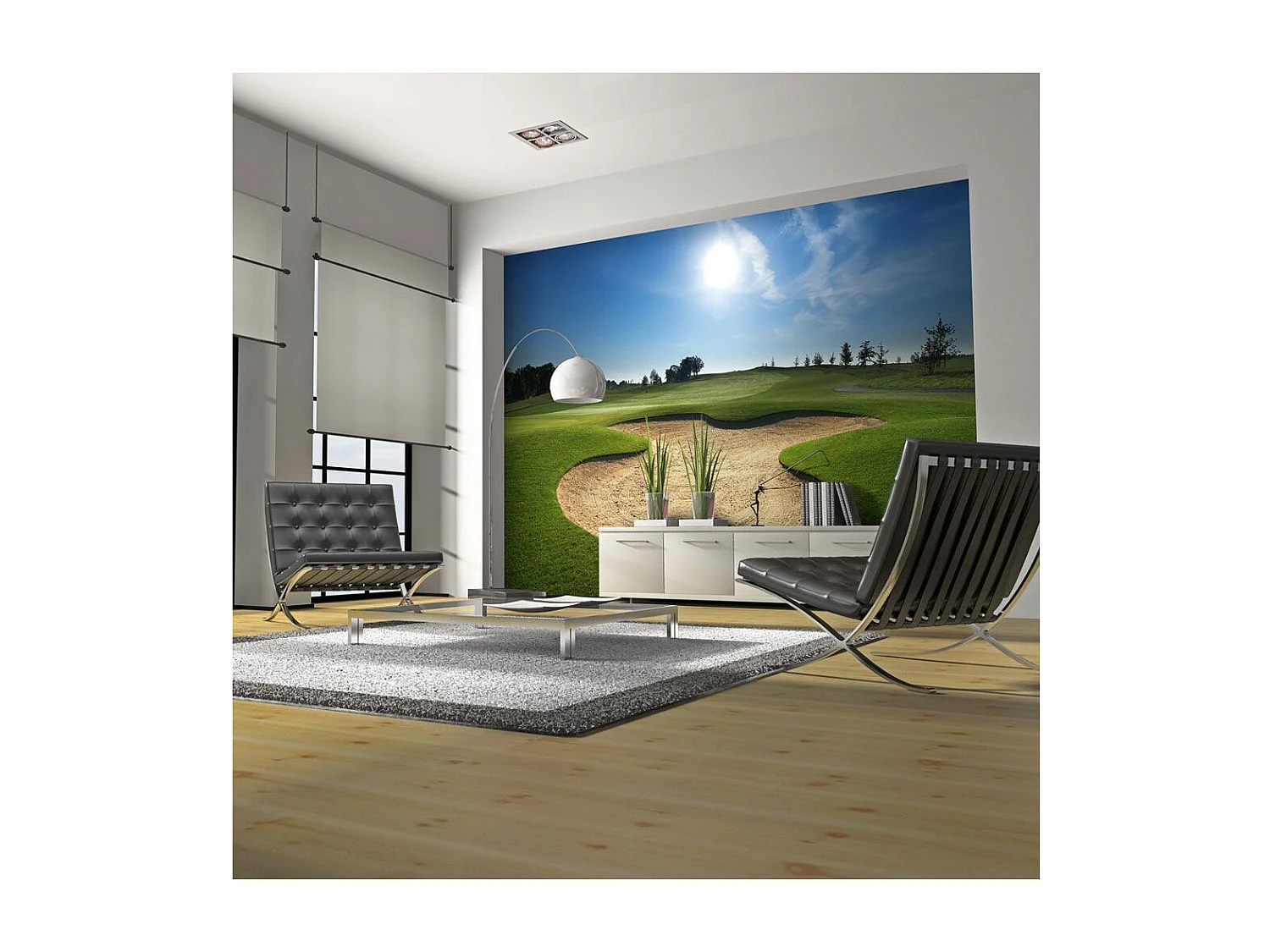 Papier Peint "Terrain de Golf" 154 x 200 cm