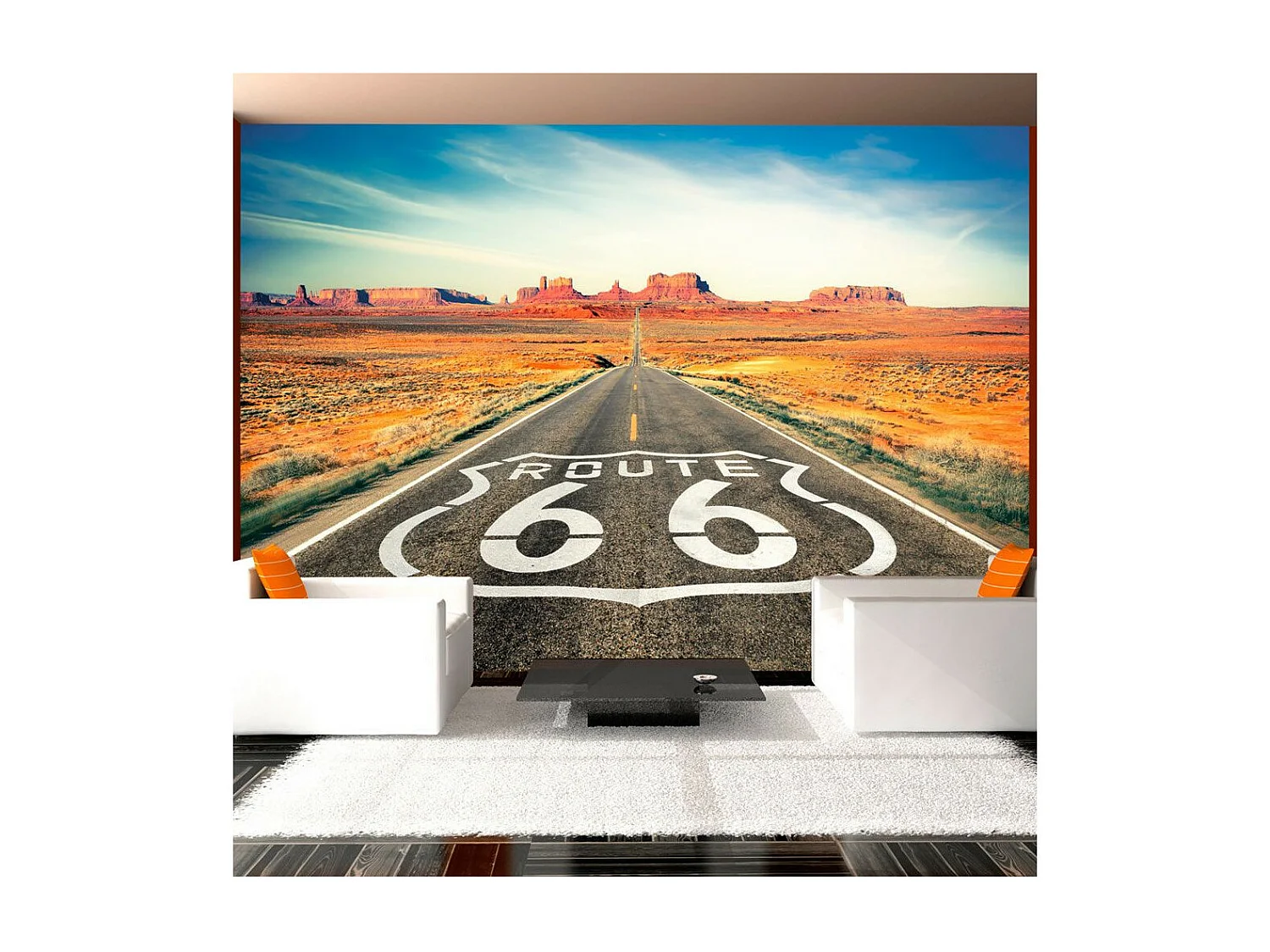 Papier Peint "Route 66" 175 x 250 cm