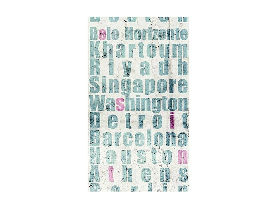 Papier Peint "Concrete Cities" 50x1000cm