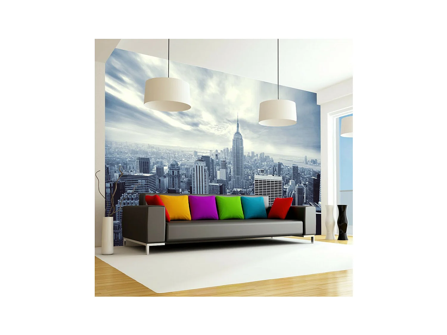 Papier Peint "Blue York" 175 x 250 cm