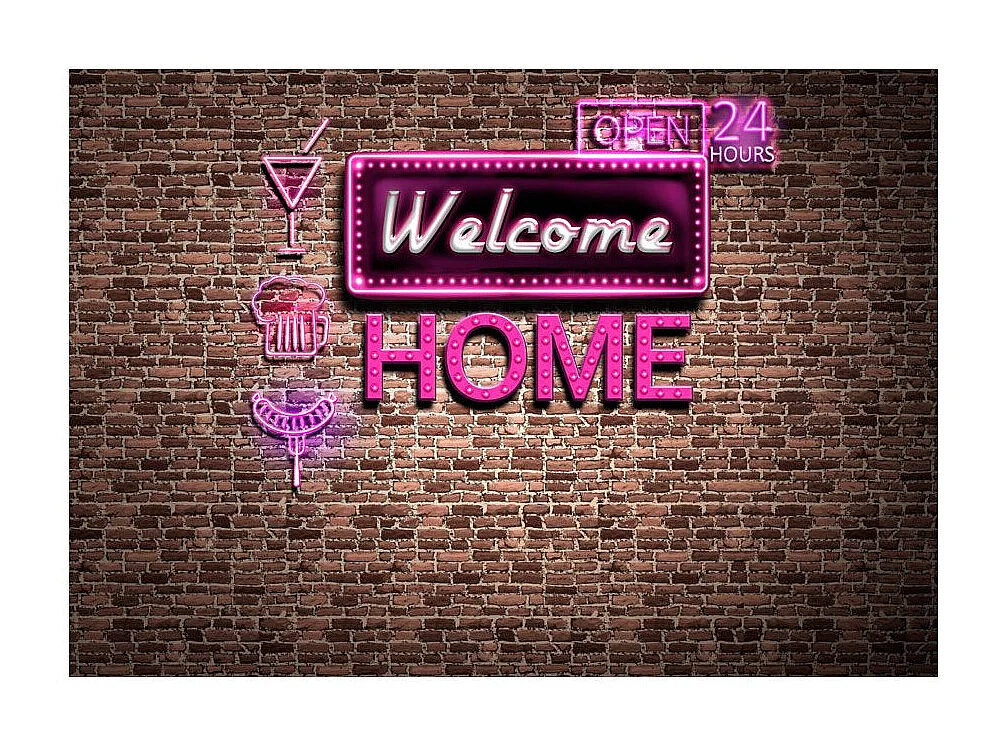 Papier Peint "Welcome Home" 140 x 200 cm