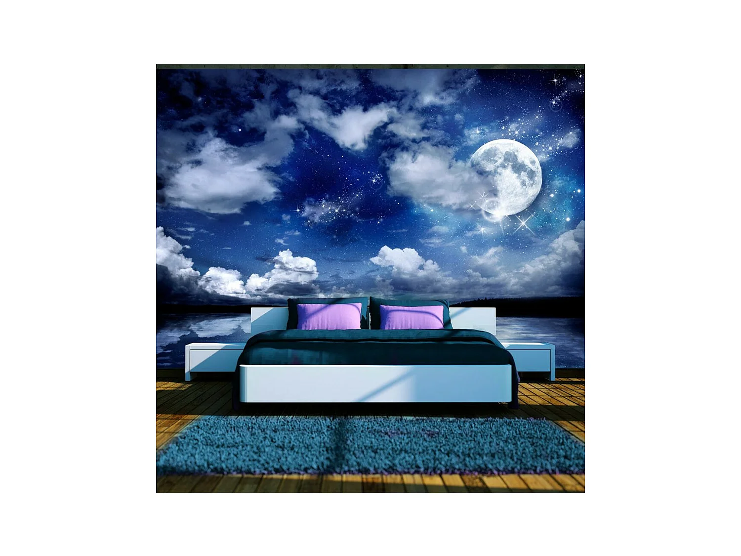 Papier Peint "Nuit Magique" 70 x 100 cm