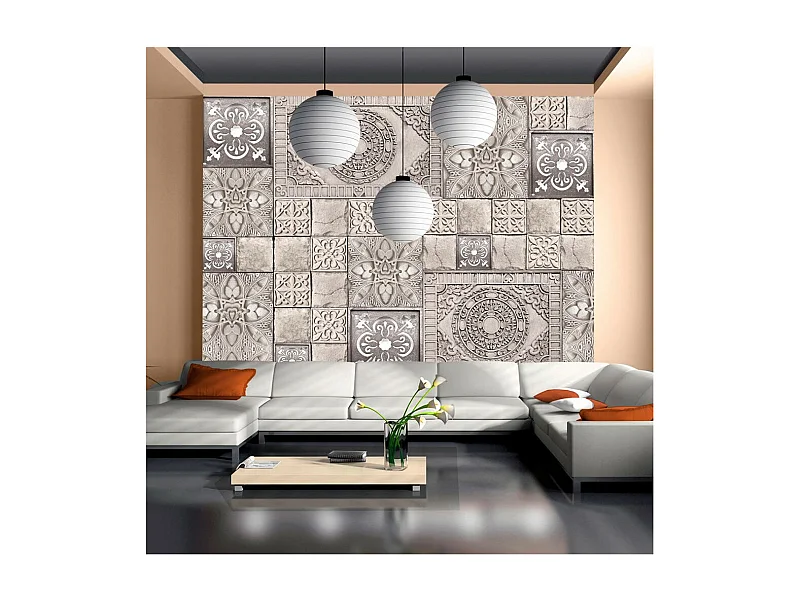 Papier Peint "Carreaux de Pierre" 245 x 350 cm