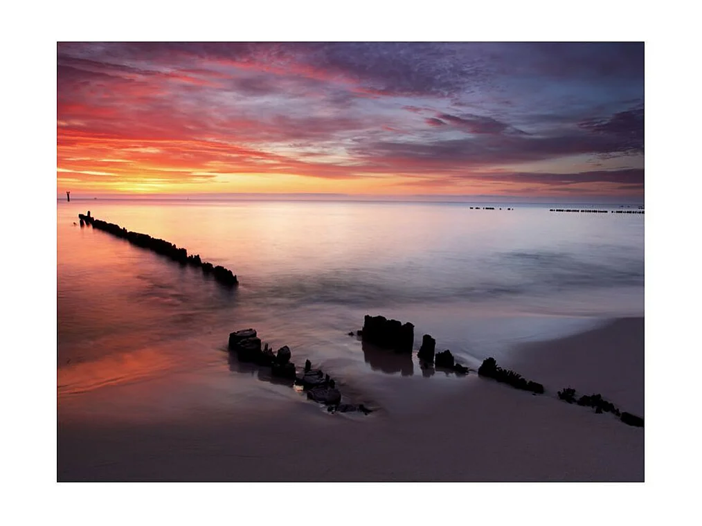 Papier Peint "Lever du Soleil sur la Mer Baltique" 270 x 350 cm