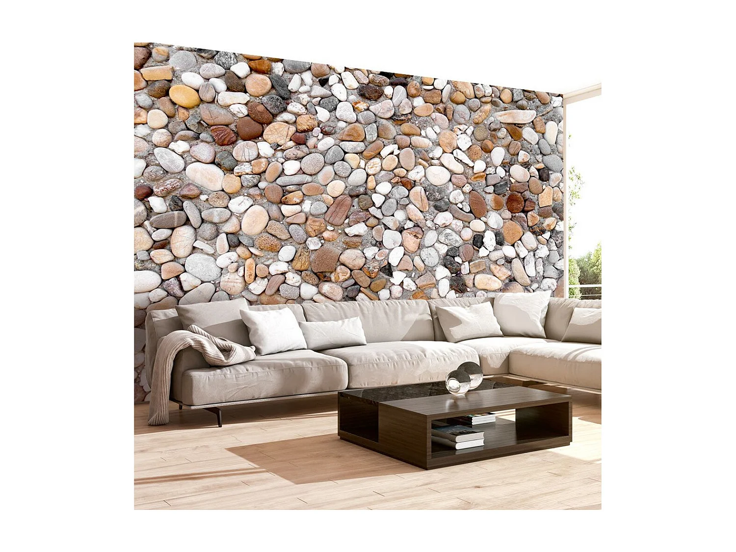 Papier Peint "Stone Beach" 140 x 200 cm