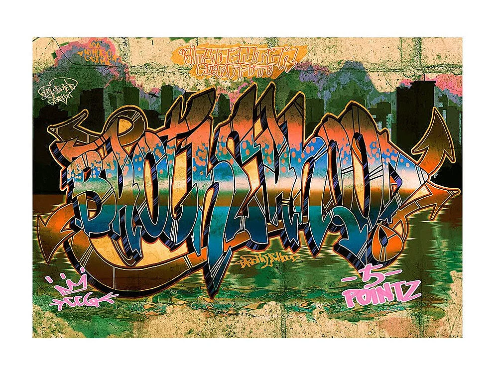 Papier Peint "Street Art" 210 x 300 cm