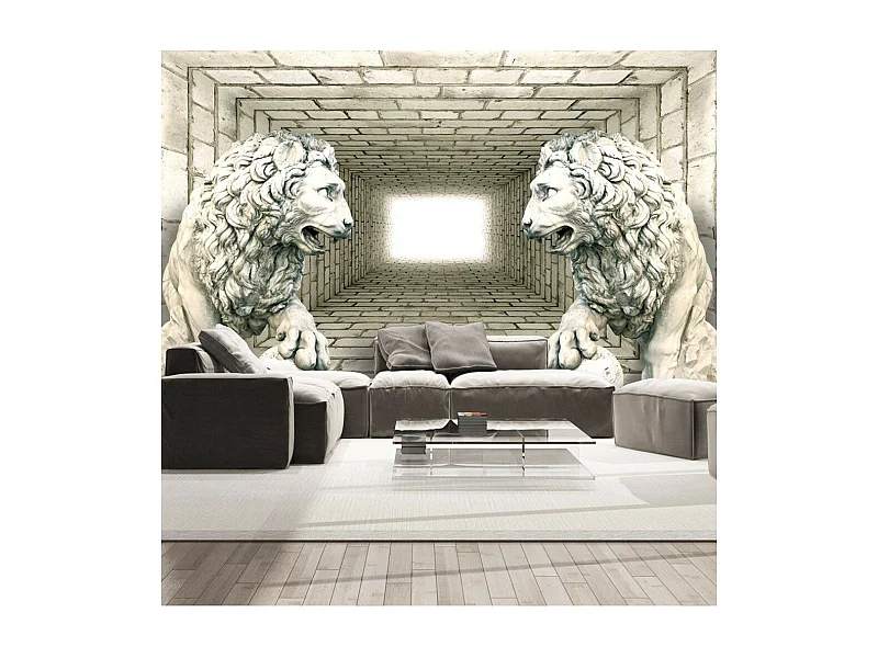 Papier Peint "Chamber of Lions" 140 x 200 cm