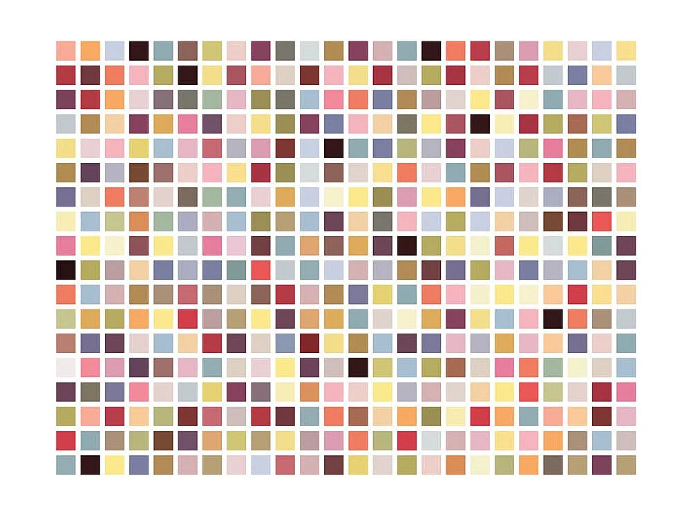 Papier Peint "Mosaïque de Couleurs" 270 x 350 cm