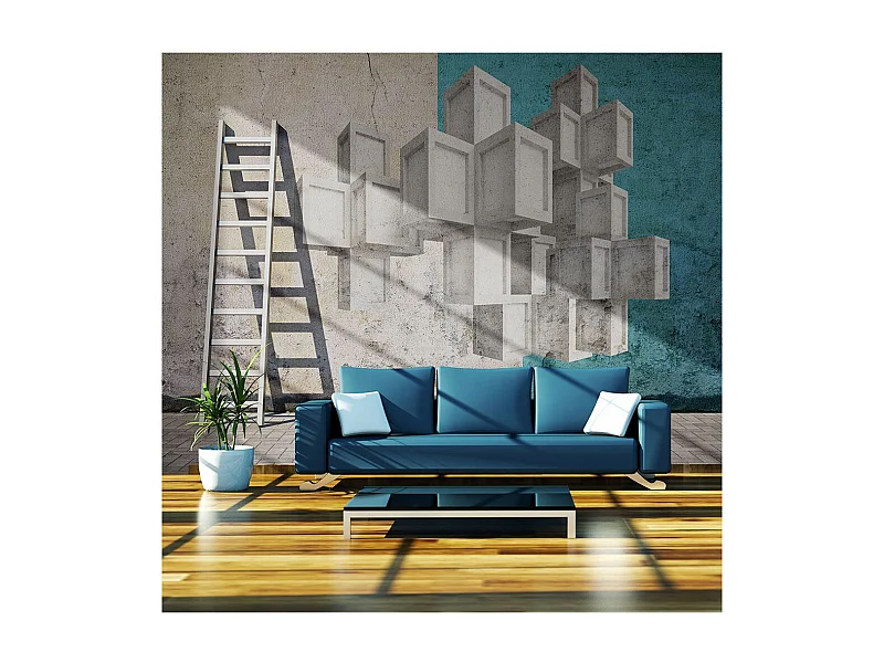 Papier Peint "Street Art : Illusion D'optique" 154 x 200 cm