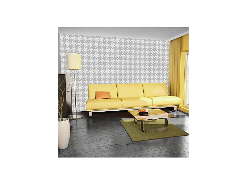 Papier Peint "Dogtooth Check" 245 x 350 cm