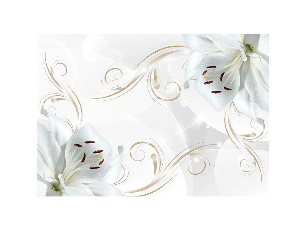 Papier Peint "White Dancers" 70 x 100 cm