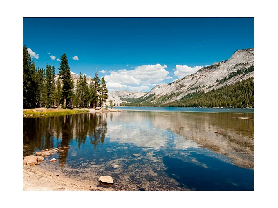 Papier Peint "Tenaya Lake Yosemite National Park" 154 x 200 cm