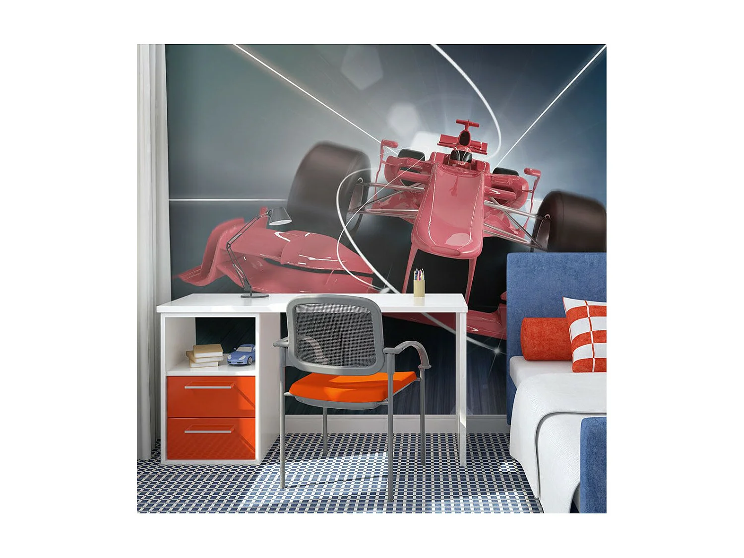 Papier Peint "Formule 1" 193 x 250 cm