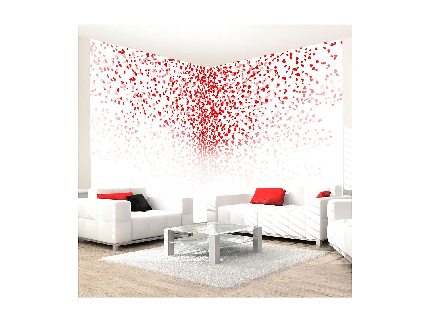 Papier Peint "Love Corner" 140 x 200 cm