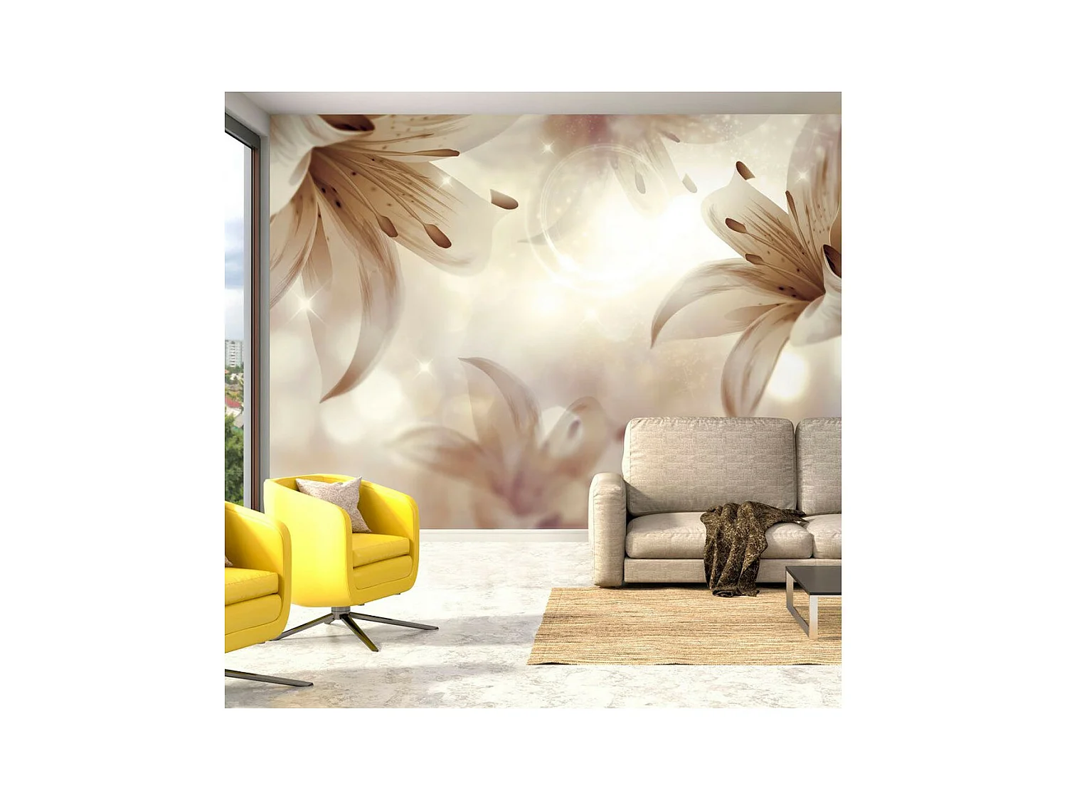 Papier Peint "Gentle Symphony" 175 x 250 cm