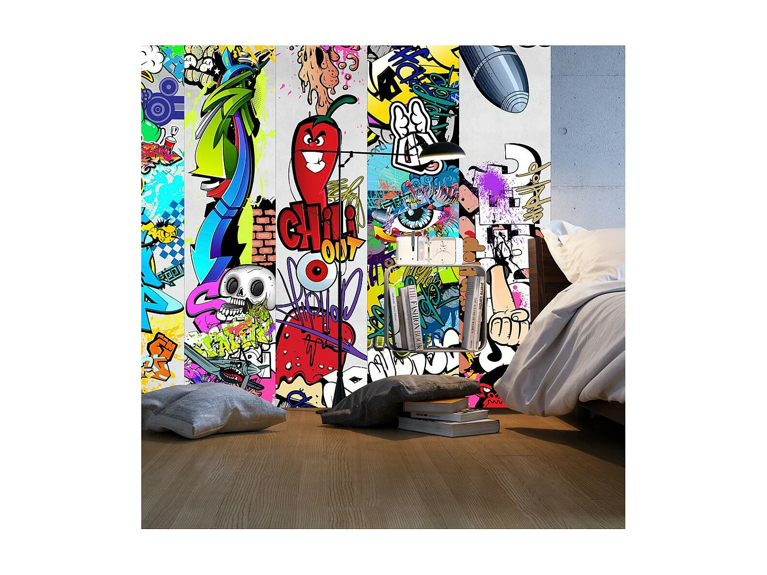 Papier Peint "Watchful Eyes" 50x1000cm