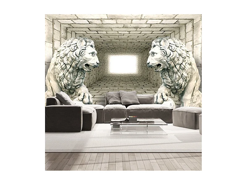 Papier Peint "Chamber of Lions" 245 x 350 cm