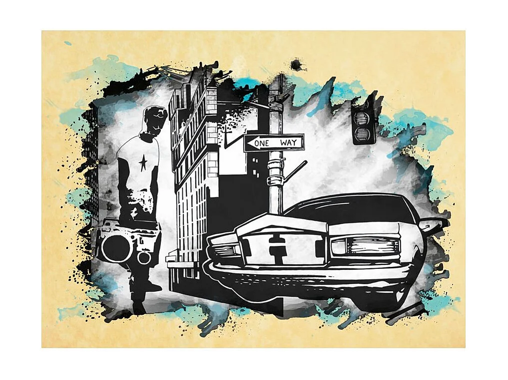 Papier Peint "Urban Atmosphere" 193 x 250 cm