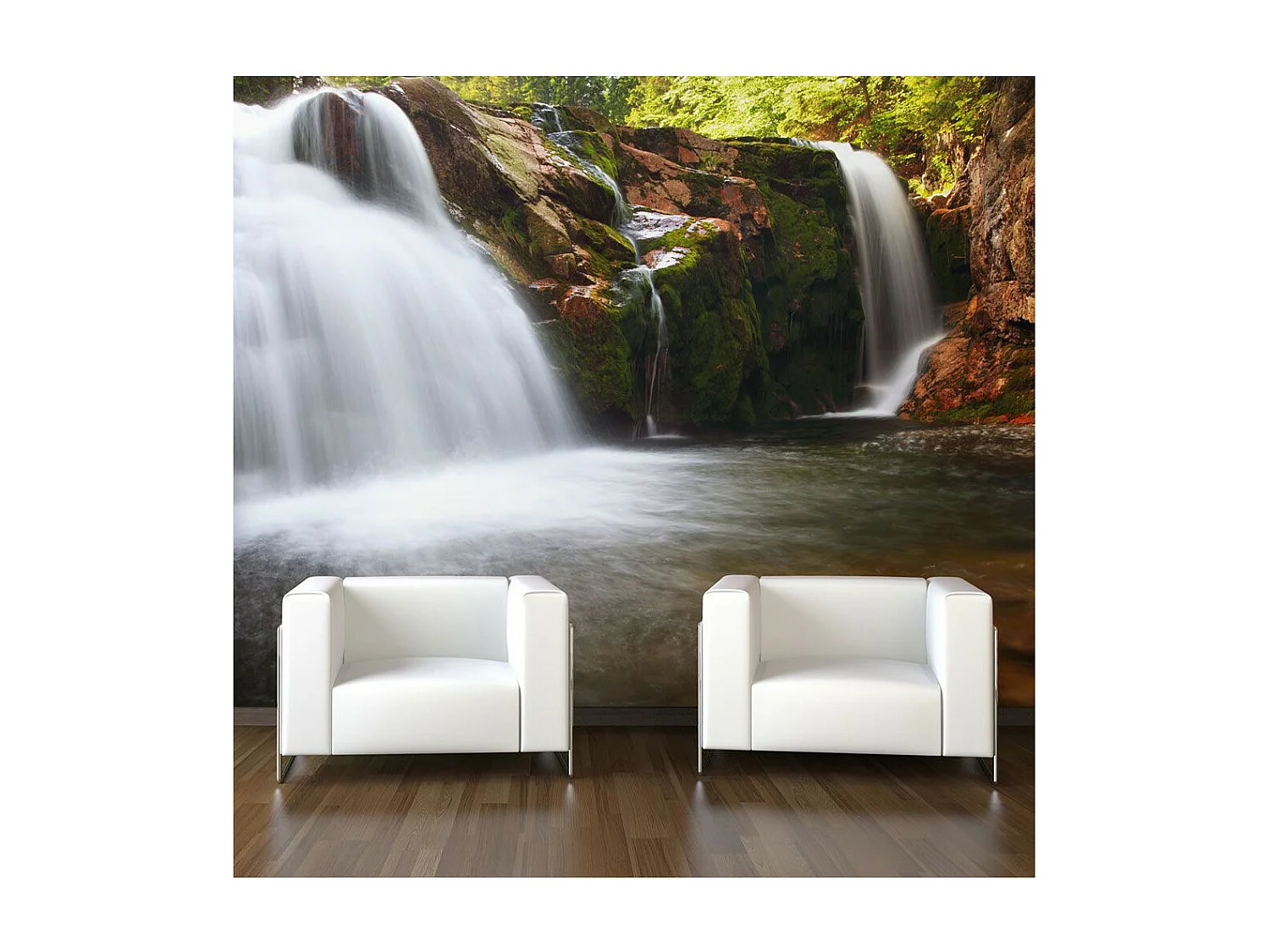 Papier Peint "La Petite Chute de l'Elbe" 154 x 200 cm