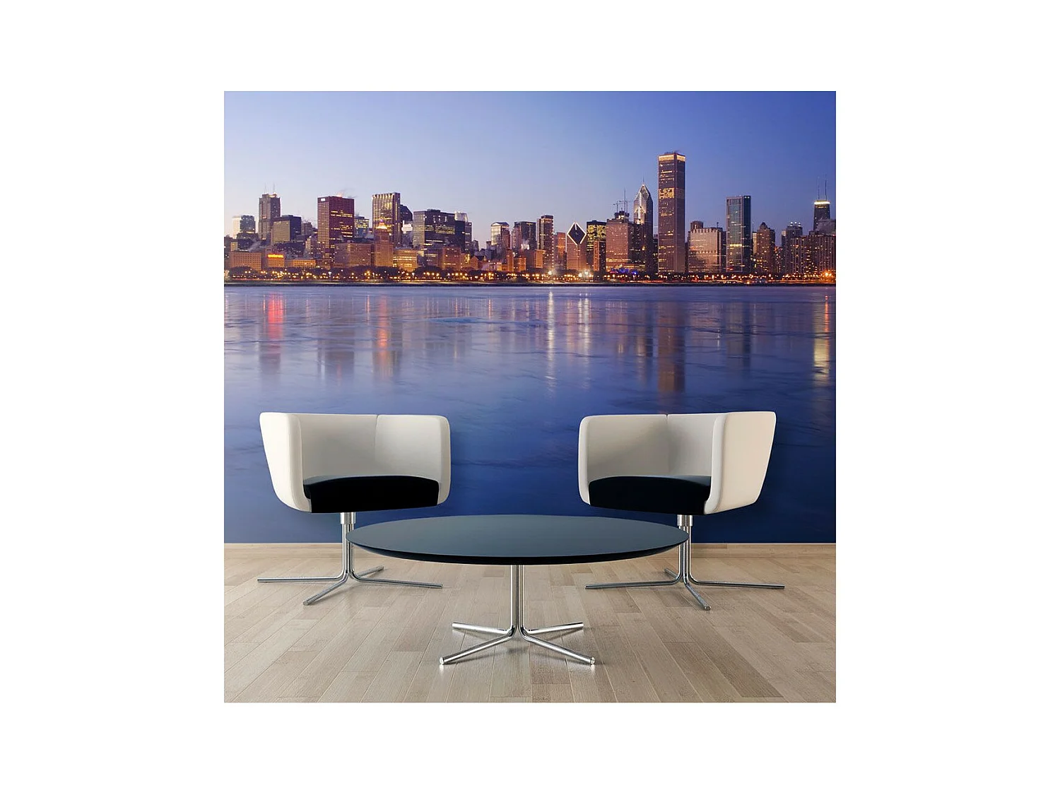 Papier Peint "Icy Downtown Chicago" 231 x 300 cm