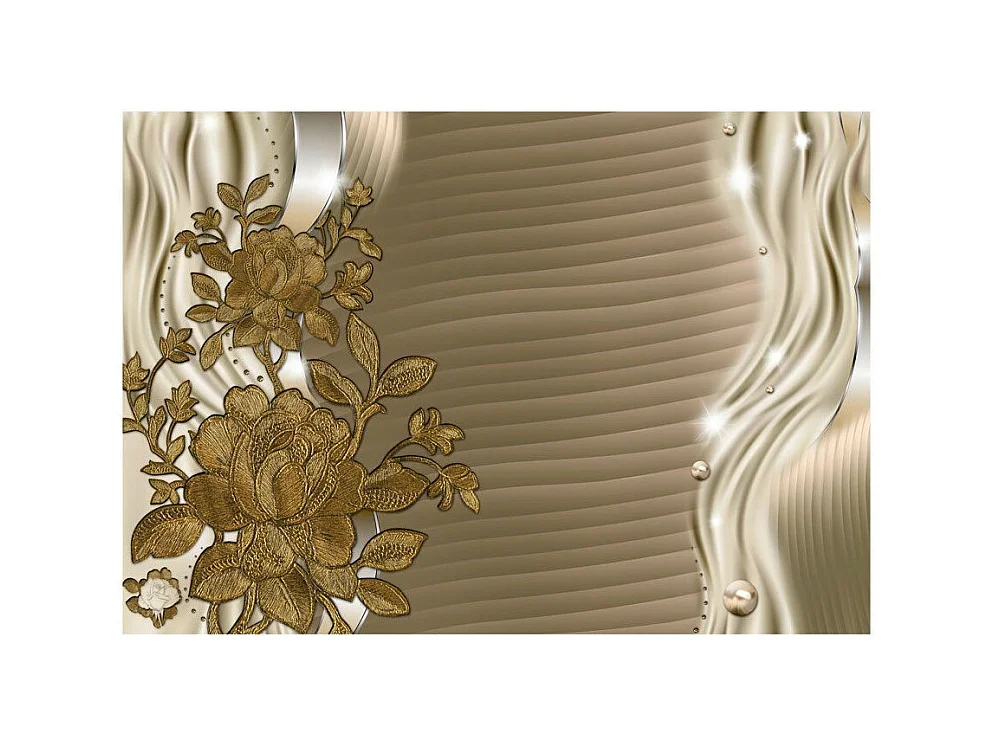 Papier Peint "Golden Buds" 245 x 350 cm