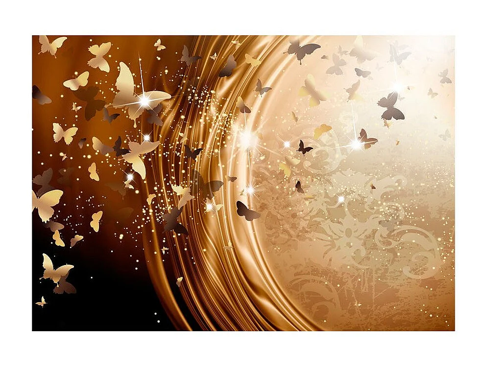 Papier Peint "Golden Path" 210 x 300 cm