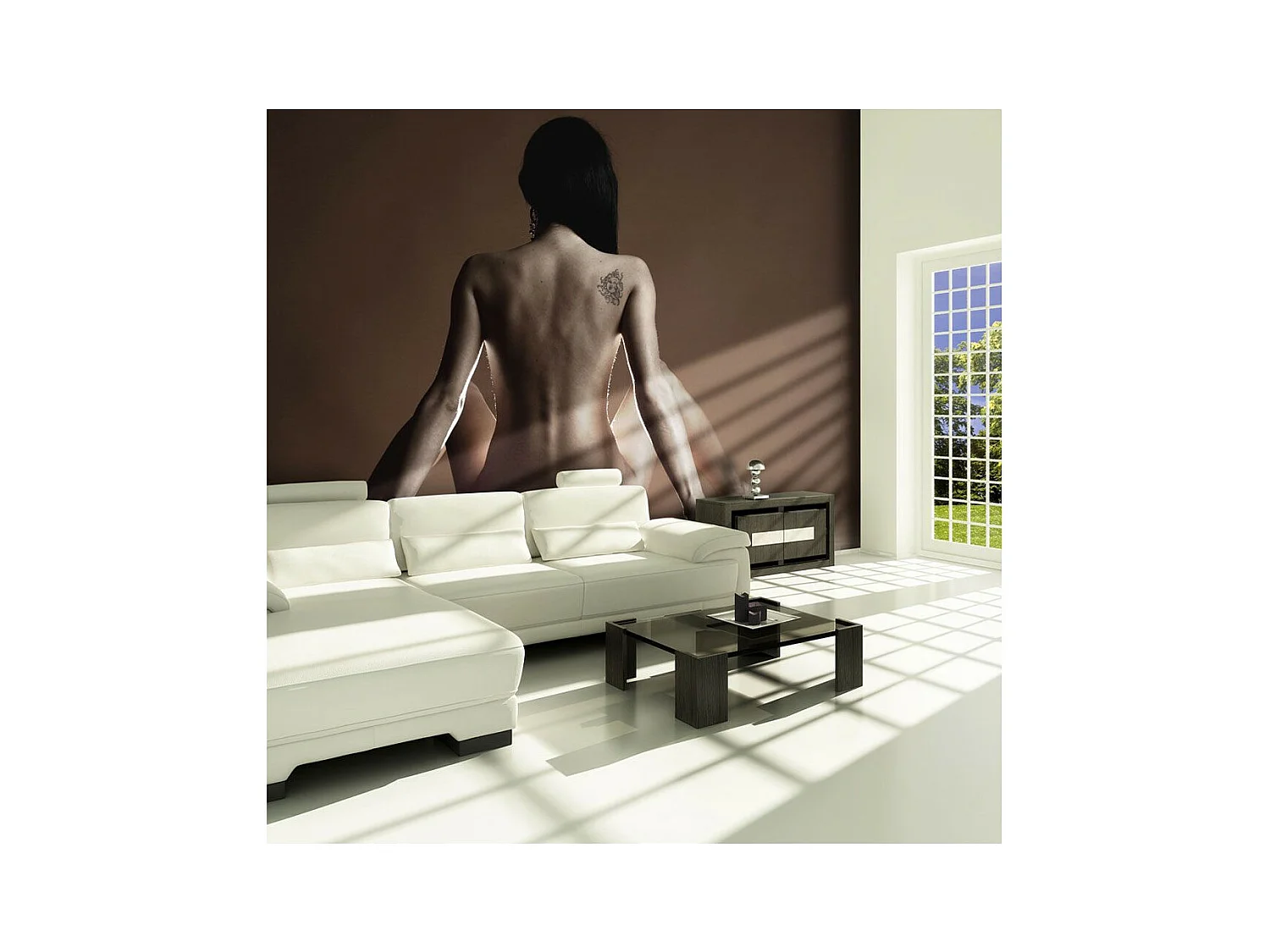 Papier Peint "Femme avec un Tatouage" 309 x 400 cm