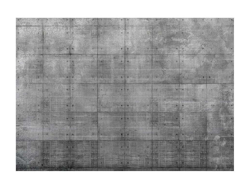 Papier Peint "Steel Puzzle" 70 x 100 cm